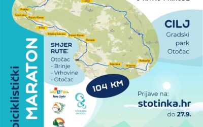 Biciklom u ritmu prirode kroz Otočac, Brinje i Vrhovine – poziv na rekreativni biciklistički gravel maraton dug preko 100 km